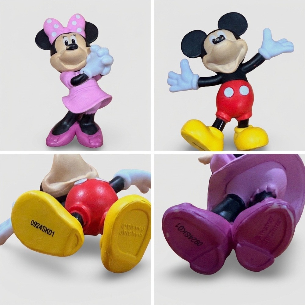 Disney Junior Minnie Mickey Mouse Clubhouse PVC Mini Figure Classic Cake Toppers